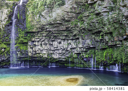 鹿児島の絶景 美しすぎる雄川の滝 鹿児島の絶景 美しすぎる雄川の滝 58414381