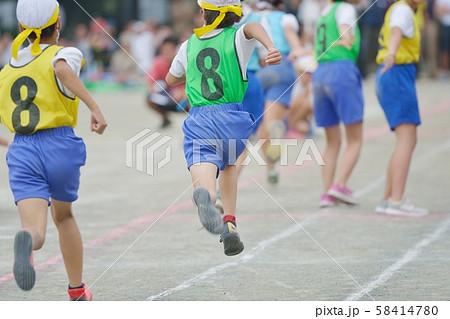 小学校の運動会 選抜リレー 小学校の運動会 選抜リレー 58414780