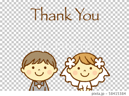 ウエディング　ウエルカムボード　Thank You 58415384