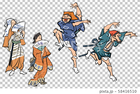 Ukiyo-e Dance 58416510