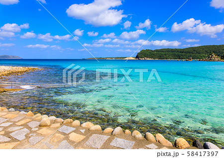 頓泊海水浴場　【長崎県五島市】 58417397