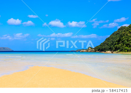 頓泊海水浴場　【長崎県五島市】 58417415