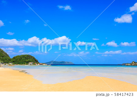 頓泊海水浴場　【長崎県五島市】 58417423