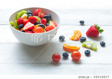 Healthy Fruits. Fresh fruits salad diet slim Healthy Fruits. Fresh fruits salad diet slim 58418857