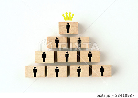 人間のピクトグラムのピラミッド 人間のピクトグラムのピラミッド 58418937