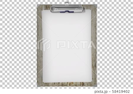 剪貼板(計算機圖形/透明材料) 剪貼板(計算機圖形/透明材料) 58419402