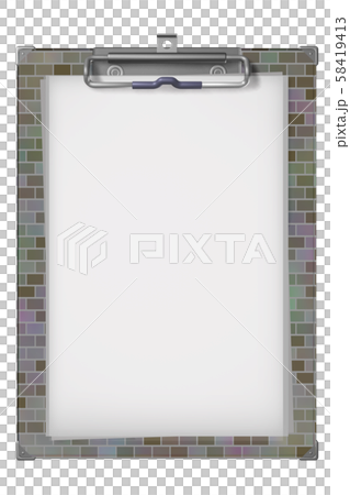 クリップボード(コンピューターグラフィック/透過素材) クリップボード(コンピューターグラフィック/透過素材) 58419413