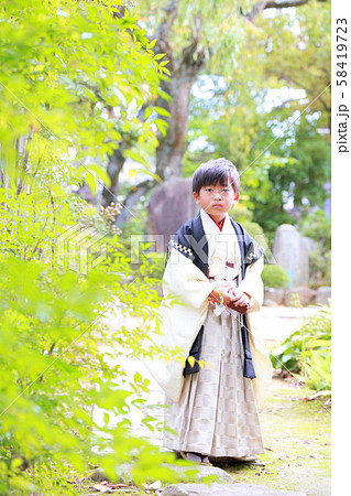 七五三参り5歳の男の子 七五三参り5歳の男の子 58419723