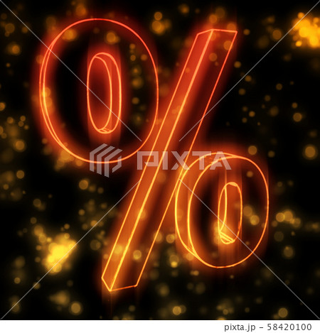 Burning fire percentage 58420100