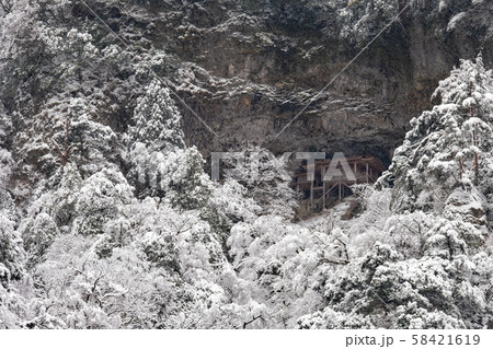 投入れ堂 日本遺産 雪 投入れ堂 日本遺産 雪 58421619
