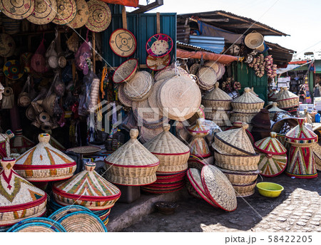 Addis Mercato in Addis Abeba, Ethiopia in Africa. Addis Mercato in Addis Abeba, Ethiopia in Africa. 58422205