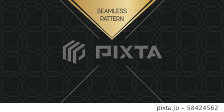 Abstract concept vector monochrome geometric pattern. Dark blue, gold minimal background. Creative Abstract concept vector monochrome geometric pattern. Dark blue, gold minimal background. Creative 58424562