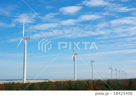 風力発電 58425406
