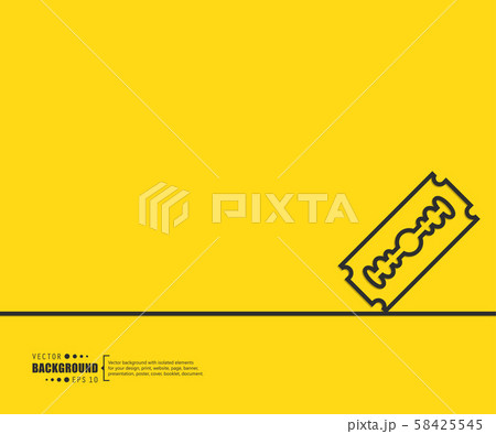 Minimal silhouette of line drawing background design. Minimal silhouette of line drawing background design. 58425545