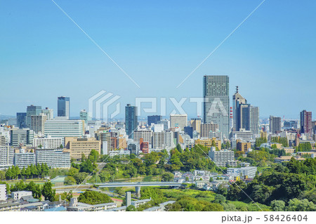 仙台市全景 宮城県仙台市 仙台市全景 宮城県仙台市 58426404
