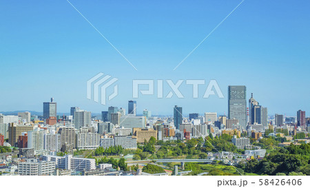 仙台市全景 宮城県仙台市 仙台市全景 宮城県仙台市 58426406