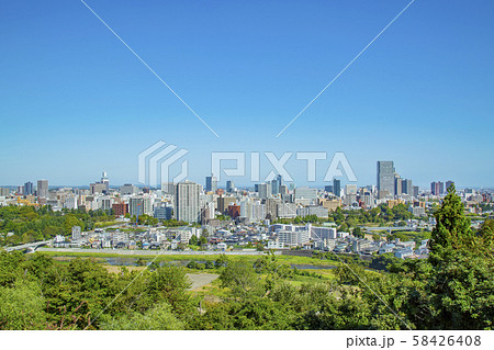 仙台市全景 宮城県仙台市 仙台市全景 宮城県仙台市 58426408