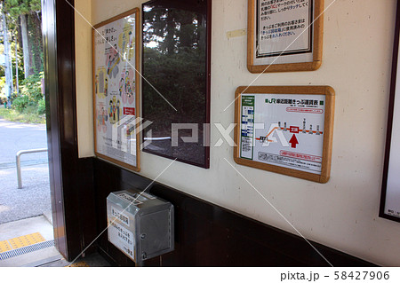 日光線文挟駅の改札口(6) 58427906