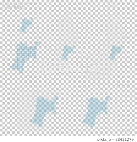 dotted Japan map, Miyagi 58431279