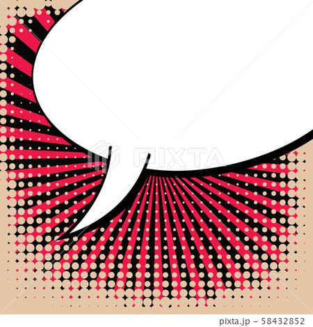 Abstract creative concept vector comic pop art style blank, layout template with clouds beams and 58432852