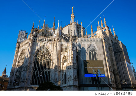 ミラノ大聖堂 ドゥオモ 背面 58433499