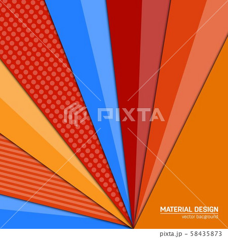 Vector material design background. Abstract creative concept layout template. For web and mobile app 58435873