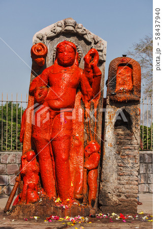 Statue of Hindu deity Hanuman 58437940