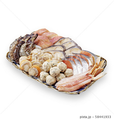 寄せ鍋用の具材 58441933