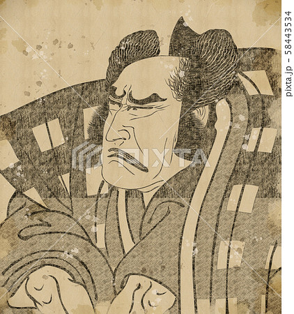 浮世絵 歌舞伎役者 その4 Vintageのイラスト素材 浮世絵 歌舞伎役者 その4 Vintageのイラスト素材