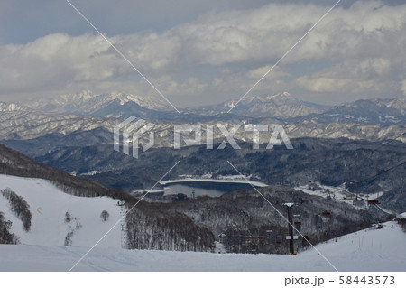 鹿島槍スキー場 ウエストMt.からの眺望 鹿島槍スキー場 ウエストMt.からの眺望 58443573