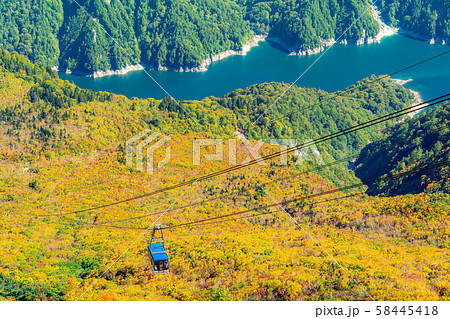 秋の大観峰 絶景 大観峰から黒部平を望む 【富山県】 秋の大観峰 絶景 大観峰から黒部平を望む 【富山県】 58445418