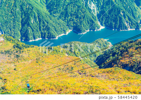 秋の大観峰 絶景 大観峰から黒部平を望む 【富山県】 秋の大観峰 絶景 大観峰から黒部平を望む 【富山県】 58445420