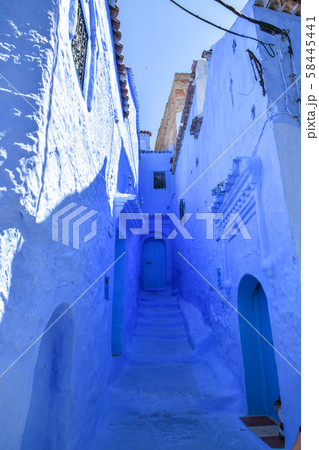 モロッコ 青い町 シャウエン モロッコ 青い町 シャウエン 58445441