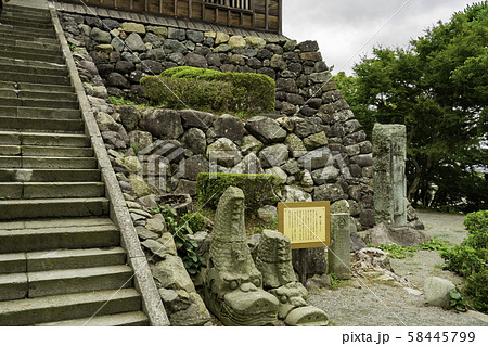 丸岡城(霞ヶ城) 天守閣 鯱 福井県坂井市 丸岡城(霞ヶ城) 天守閣 鯱 福井県坂井市 58445799