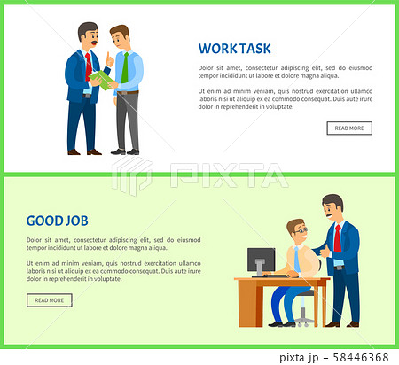 Work Task and Good Job, Company Leader Supervising 58446368