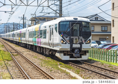 【中央本線　E257系　日野駅】 58446811