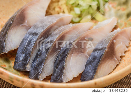 鯖料理　しめ鯖 58448286