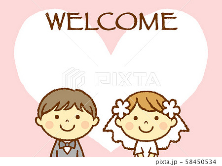 ウエディング　ウエルカムボード　WELCOME 58450534