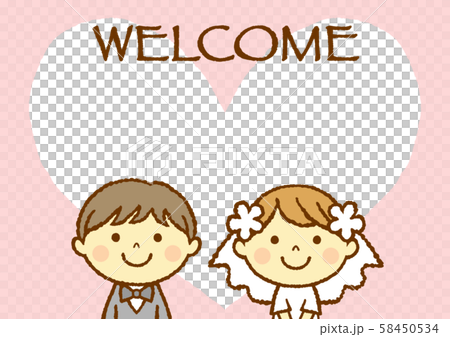 ウエディング　ウエルカムボード　WELCOME 58450534
