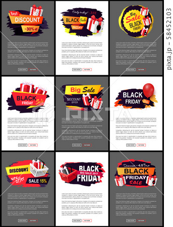 Best Black Friday, Web Pages with Text Sample 58452103