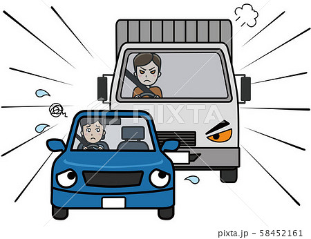 危険なあおり運転 危険なあおり運転 58452161