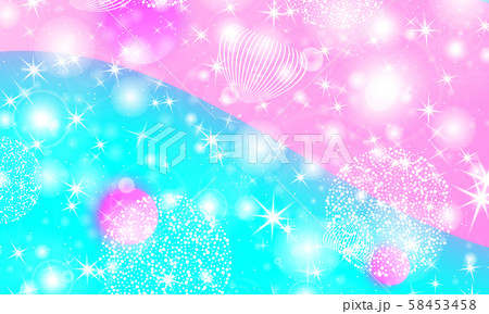 Fairy background. Unicorn pattern. Fairy background. Unicorn pattern. 58453458