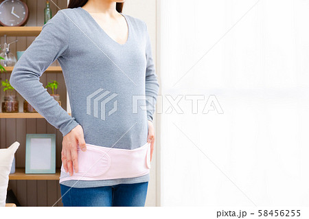 骨盤ベルト　妊娠初期　着脱　産後の使用 58456255