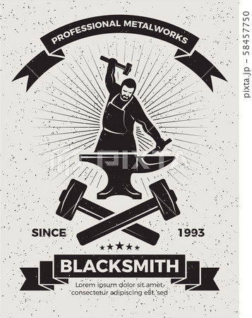 Vintage poster for old forge 58457750