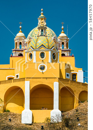 Church of Our Lady of Remedies in Cholula, Mexico 58457970