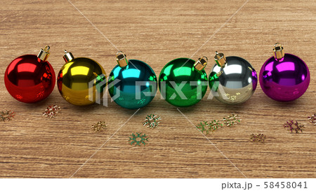 The Christmas ball 3d rendering for holiday content. The Christmas ball 3d rendering for holiday content. 58458041