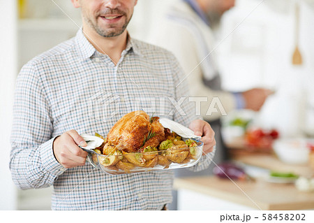 Roast turkey for Thanksgiving Day 58458202