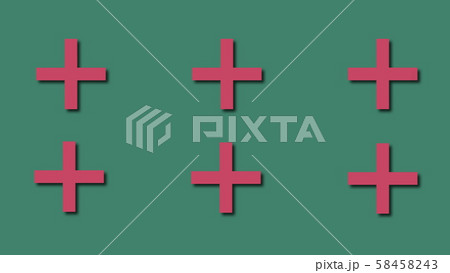 Bright dynamic shapes - cross, circle, oval in cartoon style, computer generated modern abstract Bright dynamic shapes - cross, circle, oval in cartoon style, computer generated modern abstract 58458243