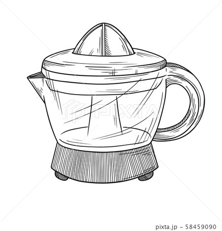 Juicer isolated on white background. Vector Juicer isolated on white background. Vector 58459090