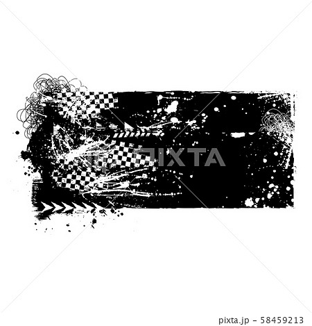 Black abstract grunge race frame Black abstract grunge race frame 58459213
